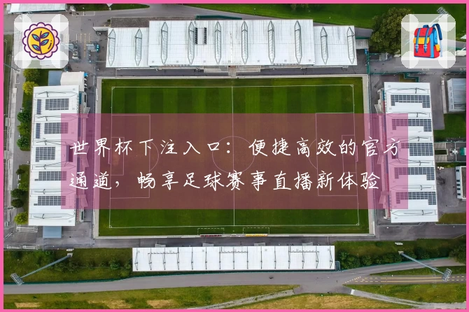 世界杯下注入口：便捷高效的官方通道，畅享足球赛事直播新体验